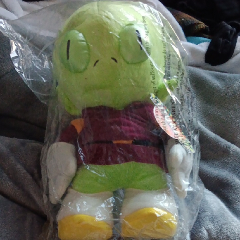 TOYNAMI, FUTURAMA Alien Plush Toy with Green and Yellow Accents, NWT